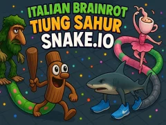 Italian Brainrot Tung Sahur Snake.io — δωρεάν online παιχνίδι
