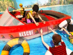 Beach Rescue Emergency Boat — δωρεάν online παιχνίδι