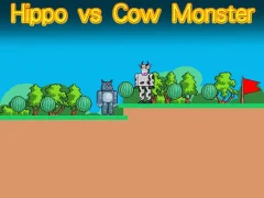 Hippo vs Cow Monster — δωρεάν online παιχνίδι