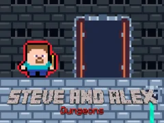 Steve and Alex Dungeons — δωρεάν online παιχνίδι