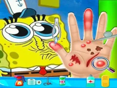 Spongebob Hand Doctor — δωρεάν online παιχνίδι