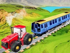 Chain Tractor Train Towing Game 3D — δωρεάν online παιχνίδι
