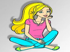 Barbie Coloring — δωρεάν online παιχνίδι