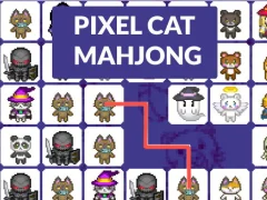 Pixel cat mahjong — δωρεάν online παιχνίδι