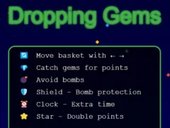Dropping Gems — δωρεάν online παιχνίδι