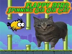 Flappy Bird Spinning oia oia Cat — δωρεάν online παιχνίδι