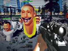 Sniper Survival Skibidi Toilet — δωρεάν online παιχνίδι