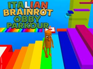 Παιχνίδι Ιταλικό Brainrot Obby Parkour  σε απευθείας σύνδεση