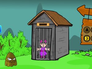 Παιχνίδι Purple Beauty Girl Rescue σε απευθείας σύνδεση