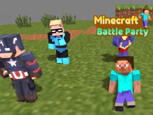 Παιχνίδι Πάρτι μάχης του Minecraft σε απευθείας σύνδεση