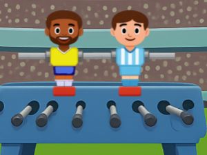 Παιχνίδι Kick Pong Table Soccer σε απευθείας σύνδεση