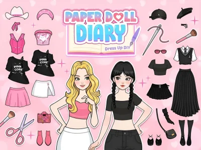 Paper Doll Diary: Dress Up DIY — δωρεάν online παιχνίδι