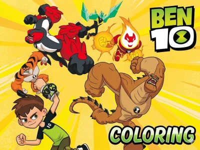 Ben 10 Coloring — δωρεάν online παιχνίδι