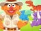 123 Sesame Street: Ernie's Dinosaur Day Care — δωρεάν online παιχνίδι