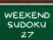 Weekend Sudoku 27 — δωρεάν online παιχνίδι