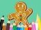 Coloring Book: Gingerbreads — δωρεάν online παιχνίδι