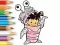 Coloring Book: Monster Costume Girl — δωρεάν online παιχνίδι