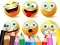 Coloring Book: Funny Emoji — δωρεάν online παιχνίδι