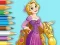 Coloring Book: Princess Rapunzel — δωρεάν online παιχνίδι