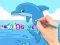 Coloring Book: Cute Dolphin — δωρεάν online παιχνίδι