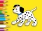 Coloring Book: Cute Spotted Dog — δωρεάν online παιχνίδι