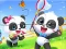 Jigsaw Puzzle: Baby Panda Spring Outing — δωρεάν online παιχνίδι