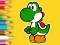 Coloring Book: Yoshi Fishing Day — δωρεάν online παιχνίδι