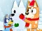 Jigsaw Puzzle: Bluey Christmas Snowman — δωρεάν online παιχνίδι