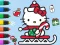 Coloring Book: Hello Kitty Christmas — δωρεάν online παιχνίδι