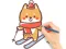 Coloring Book: Skiing Puppy — δωρεάν online παιχνίδι