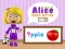 World of Alice First Letter — δωρεάν online παιχνίδι