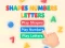 Shapes Numbers Letters — δωρεάν online παιχνίδι