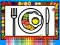 Color and Decorate Dinner Plate — δωρεάν online παιχνίδι