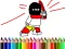 Back To School: Hero Coloring Book — δωρεάν online παιχνίδι