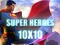 Super heroes 10х10 — δωρεάν online παιχνίδι