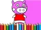 Back To School Coloring Book Pig — δωρεάν online παιχνίδι