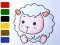 Baby sheep ColoringBook — δωρεάν online παιχνίδι