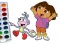 Dora The Explorer Coloring Book — δωρεάν online παιχνίδι
