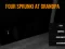 Four Sprunki at Grandpa — δωρεάν online παιχνίδι