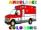 Ambulance Trucks Coloring Pages — δωρεάν online παιχνίδι