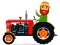 Cartoon Farm Traktors — δωρεάν online παιχνίδι