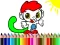Back To School: Monkey Coloring — δωρεάν online παιχνίδι