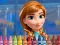 Anna Frozen Coloring — δωρεάν online παιχνίδι