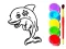 Dolphin Coloring Book — δωρεάν online παιχνίδι