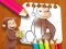 Curious George Coloring Book — δωρεάν online παιχνίδι