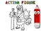 Back To School: Action Figure Coloring — δωρεάν online παιχνίδι