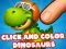 Click And Colors Dinosaurs — δωρεάν online παιχνίδι