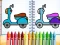 Cute Bike Coloring Book — δωρεάν online παιχνίδι