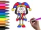 Pomni Coloring Time — δωρεάν online παιχνίδι
