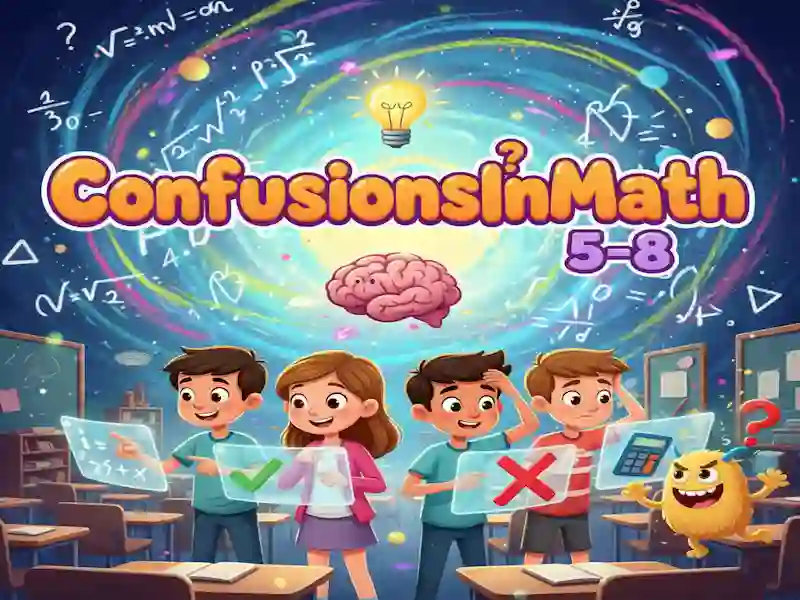 ConfusionsInMath 5-8 — δωρεάν online παιχνίδι